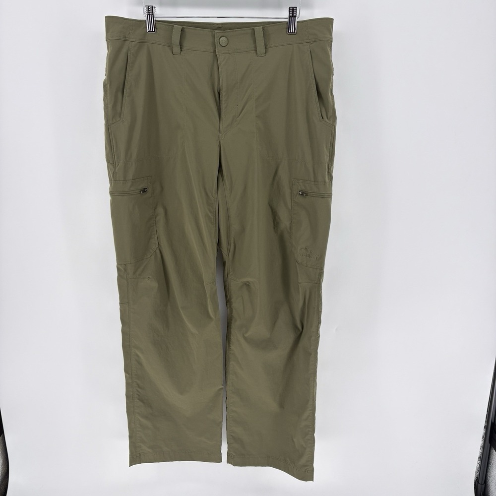 L.L.Bean Cresta Hiking Pants Mens 35x30 UPF 50+ Stretch Cargo Utility Tech